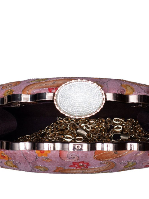 ARTKLIM Floral Embroidered Box Clutch - Image 6