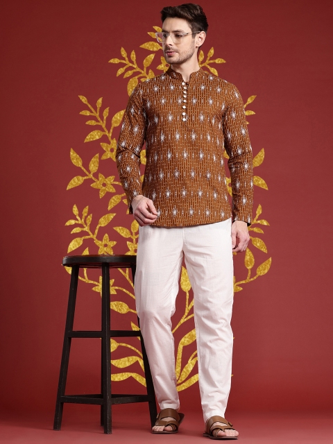 Anouk Geometric Printed Kurta - Image 6