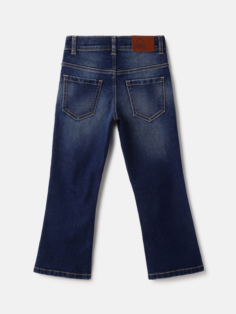 United Colors of Benetton Boys Low Distress Light Fade Jeans - Image 2