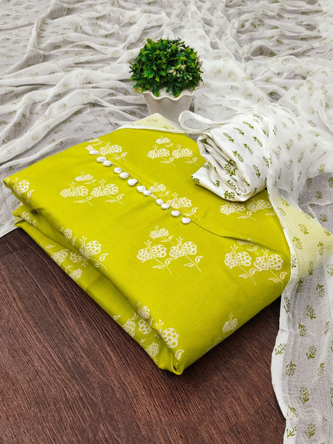 LeeliPeeri Designer Printed Unstitched Dress Material
