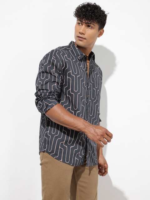 The Roadster Life Co. Pure Cotton Printed Relaxed Fit Casual Shirt - Image 4