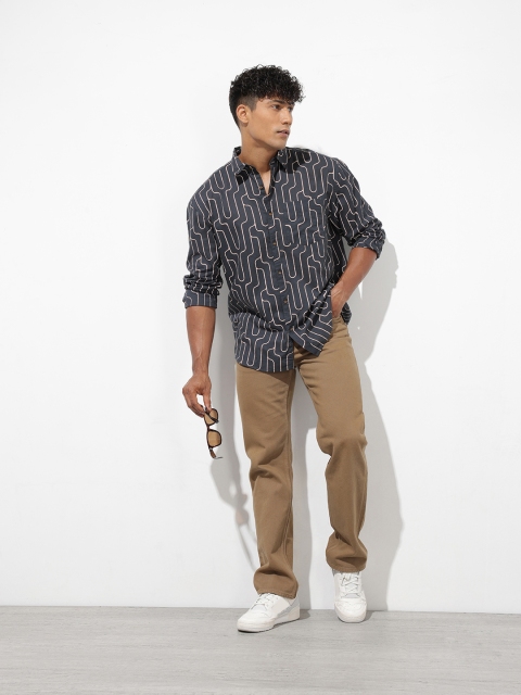 The Roadster Life Co. Pure Cotton Printed Relaxed Fit Casual Shirt - Image 6