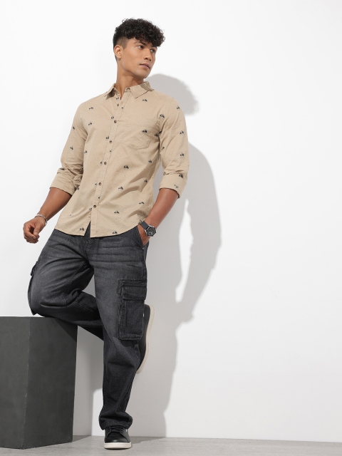 The Roadster Life Co. Graphic Printed Pure Cotton Casual Shirt - Image 6