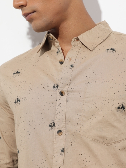 The Roadster Life Co. Graphic Printed Pure Cotton Casual Shirt - Image 2