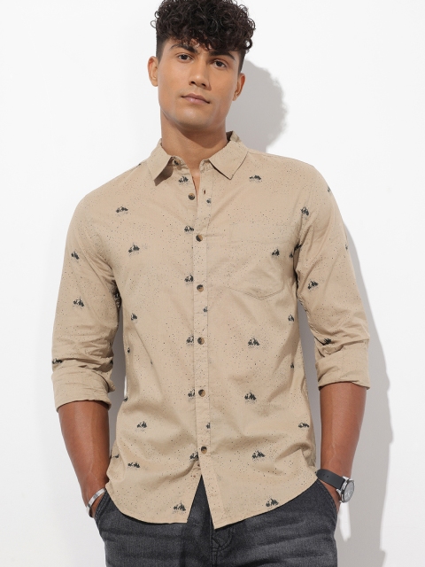 The Roadster Life Co. Graphic Printed Pure Cotton Casual Shirt - Image 3