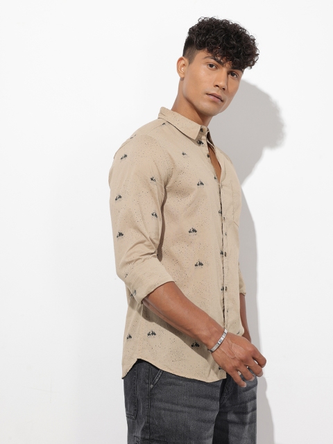 The Roadster Life Co. Graphic Printed Pure Cotton Casual Shirt - Image 4