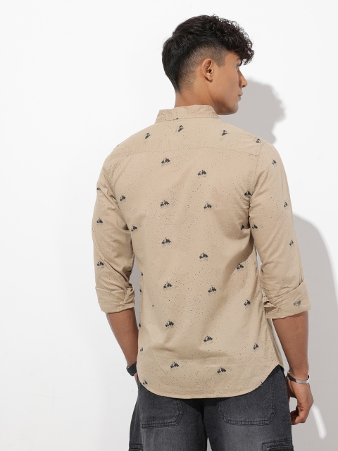 The Roadster Life Co. Graphic Printed Pure Cotton Casual Shirt - Image 5