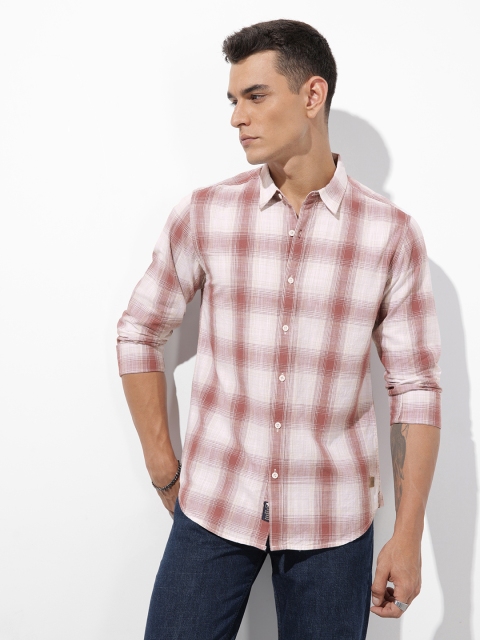 The Roadster Life Co. Checked Pure Cotton Casual Shirt - Image 3