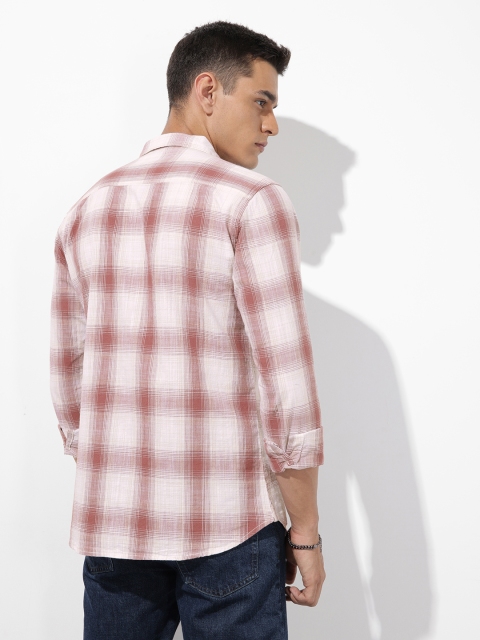 The Roadster Life Co. Checked Pure Cotton Casual Shirt - Image 5