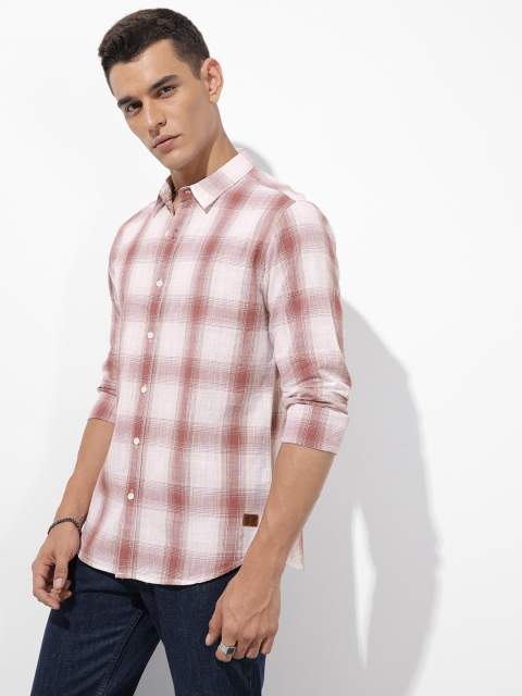 The Roadster Life Co. Checked Pure Cotton Casual Shirt - Image 4