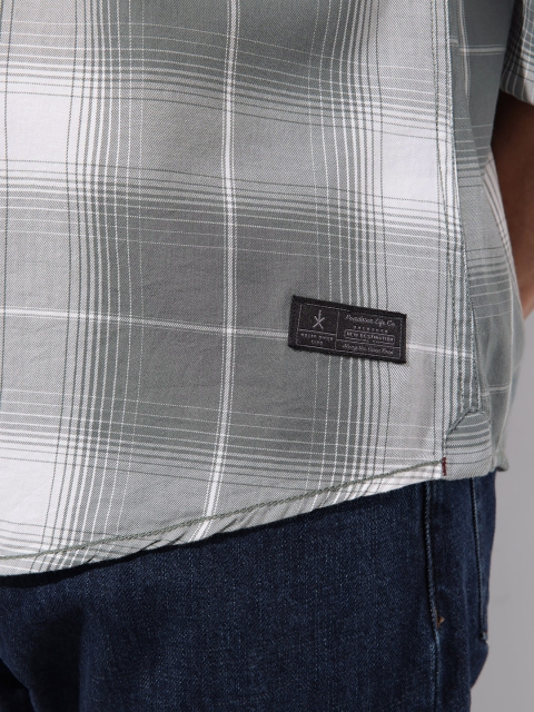 The Roadster Life Co. Checked Pure Cotton Casual Shirt - Image 7