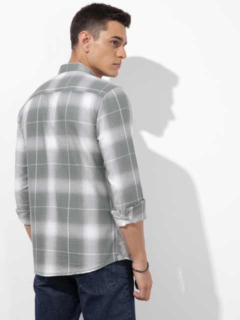 The Roadster Life Co. Checked Pure Cotton Casual Shirt - Image 5