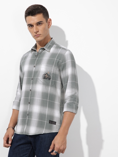 The Roadster Life Co. Checked Pure Cotton Casual Shirt - Image 4