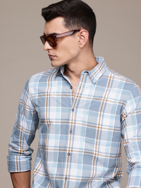 The Roadster Life Co. Checked Pure Cotton Casual Shirt