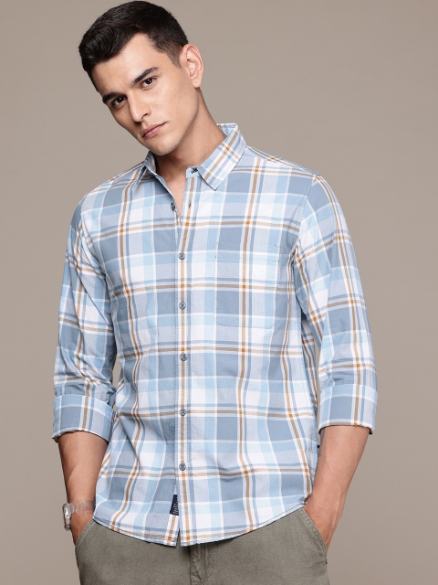 The Roadster Life Co. Checked Pure Cotton Casual Shirt - Image 3