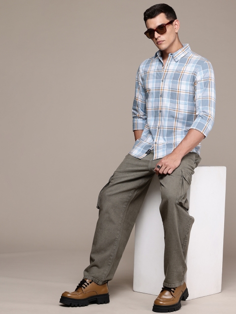 The Roadster Life Co. Checked Pure Cotton Casual Shirt - Image 6