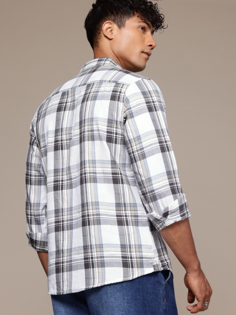 The Roadster Life Co. Pure Cotton Checked Casual Shirt - Image 5