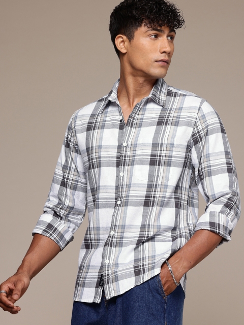 The Roadster Life Co. Pure Cotton Checked Casual Shirt - Image 4