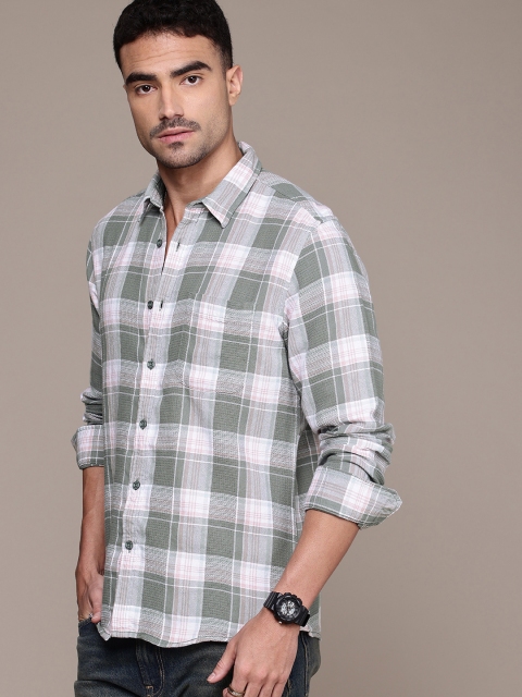 The Roadster Life Co. Pure Cotton Checked Casual Shirt - Image 4