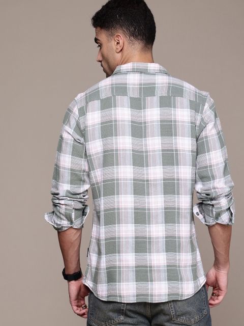 The Roadster Life Co. Pure Cotton Checked Casual Shirt - Image 5