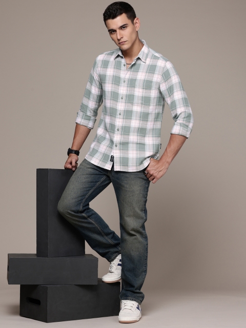 The Roadster Life Co. Pure Cotton Checked Casual Shirt - Image 6