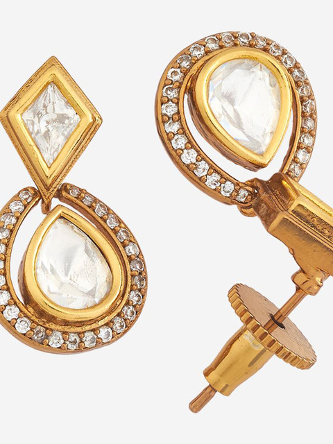 Kushal's Fashion Jewellery Contemporary Drop Earrings - Image 4