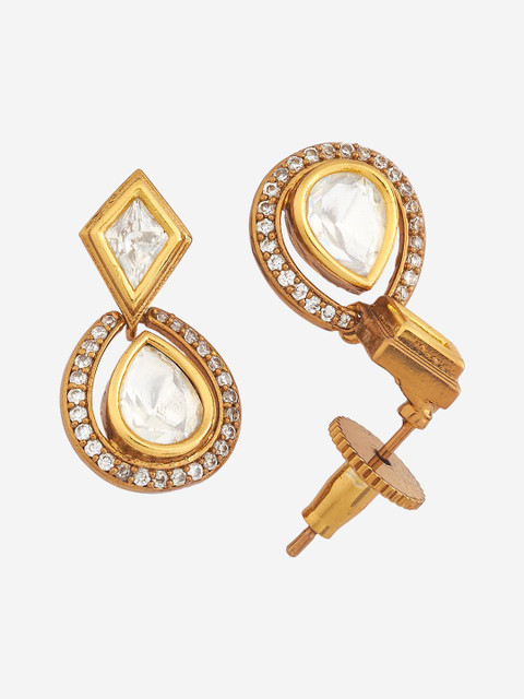 Kushal's Fashion Jewellery Contemporary Drop Earrings - Image 3