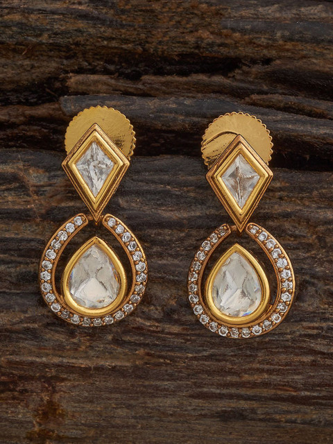 Kushal's Fashion Jewellery Contemporary Drop Earrings - Image 5