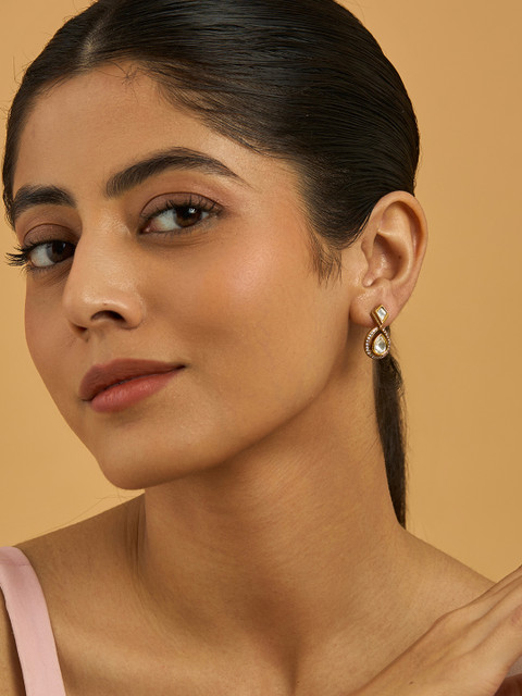 Kushal's Fashion Jewellery Contemporary Drop Earrings