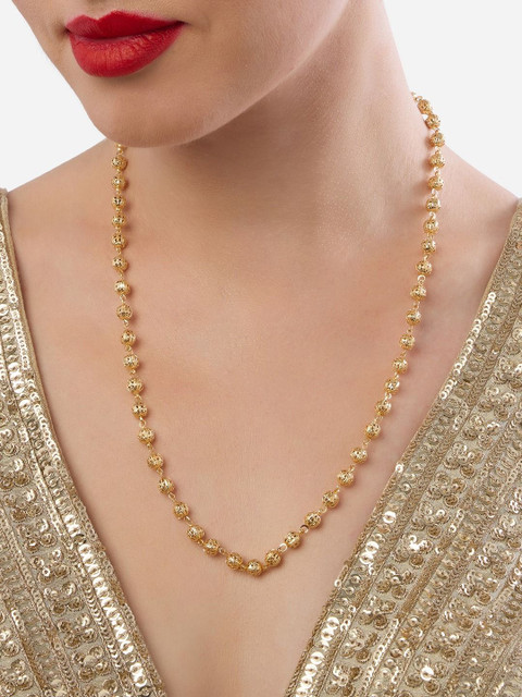 Zaveri Pearls Gold-Plated Necklace