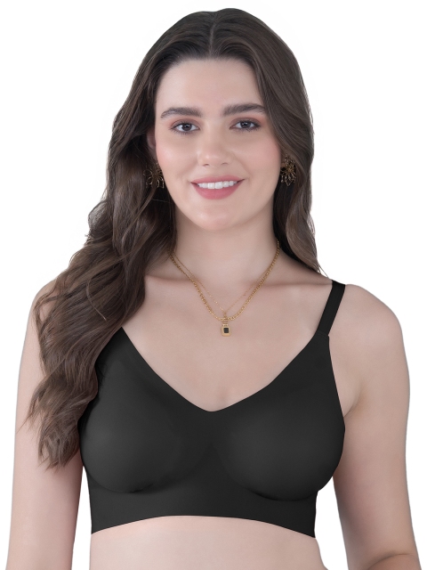 Tweens Lightly Padded Invisi-Fit Elastic-Free Bottom Band Seamless Bonded Bra