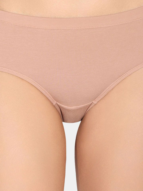 Zivame Women Pack Of 3 Pure Cotton Hipster Briefs ZI28CA-Roebuck Roebuck Roebuck - Image 4
