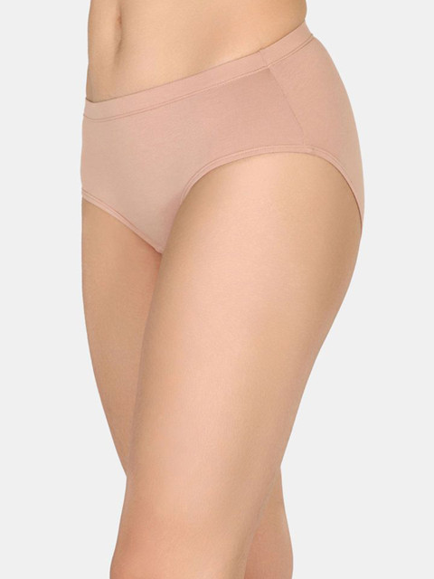 Zivame Women Pack Of 3 Pure Cotton Hipster Briefs ZI28CA-Roebuck Roebuck Roebuck - Image 2