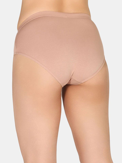Zivame Women Pack Of 3 Pure Cotton Hipster Briefs ZI28CA-Roebuck Roebuck Roebuck - Image 3