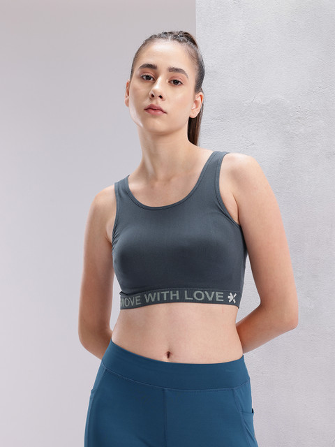 HRX by Hrithik Roshan Rapid-Dry Full Coverage Lightly Padded Workout Bra