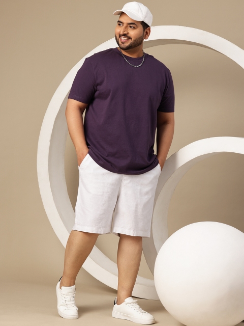 Sztori Men Plus Size Pure Cotton Regular Shorts