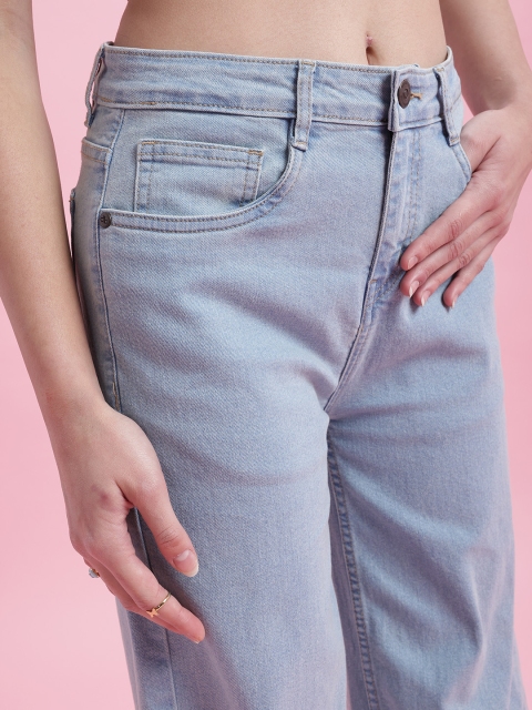 DressBerry Women Mid-Rise Wide Leg Stretchable Jeans - Image 6