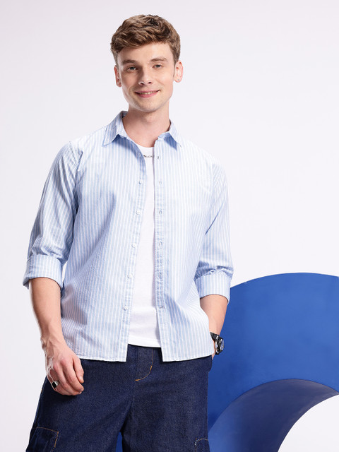 Aeropostale Striped Pure Cotton Casual Shirt - Image 3
