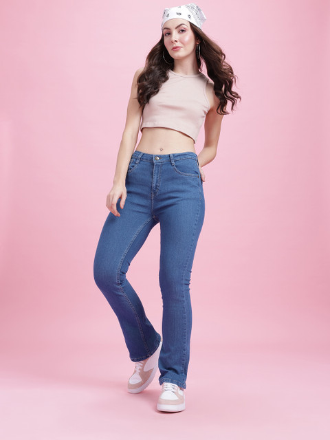 DressBerry Women Bootcut Stretchable Jeans