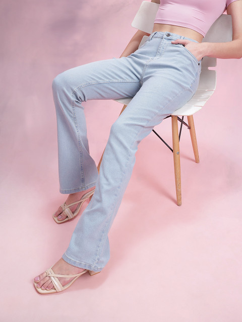 DressBerry Women Bootcut Mid-Rise Stretchable Jeans