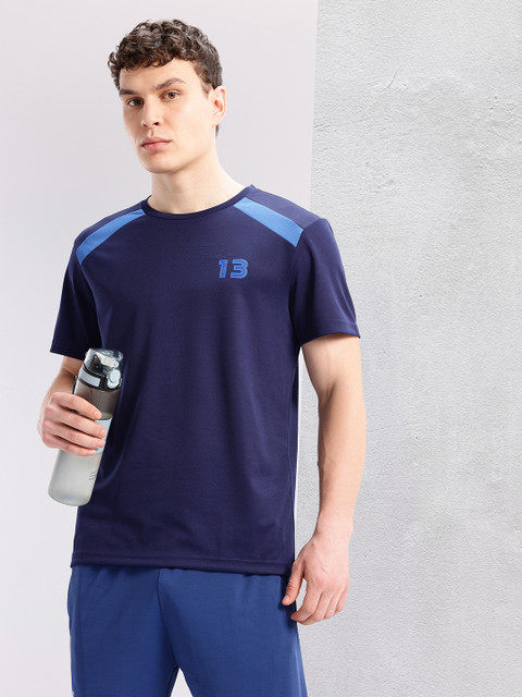 HRX by Hrithik Roshan Typography Printed Detail Regular Fit Rapid-Dry Running T-shirt