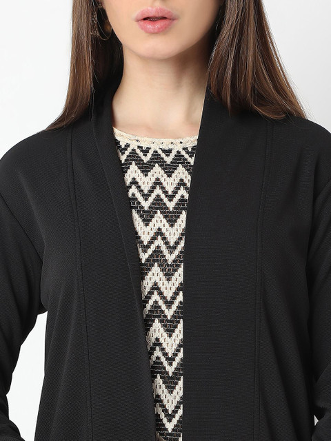 Smarty Pants Women Shawl Collar Solid Cotton Casual Lightweight Tailored Jacket - Image 2