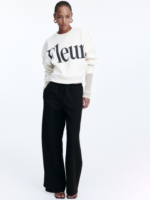 H&M Twill Drawstring Trousers