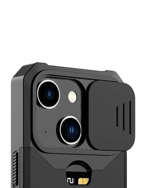 Luxury Kase LK177 Camera Slide Protection Ring Magnetic Kickstand iPhone 14 Back Case - Image 3