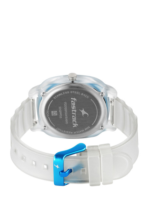 Fastrack Unisex Bare Aluminium Quartz Anthacite Dial Analogue Watch 3312PP03 - Image 6