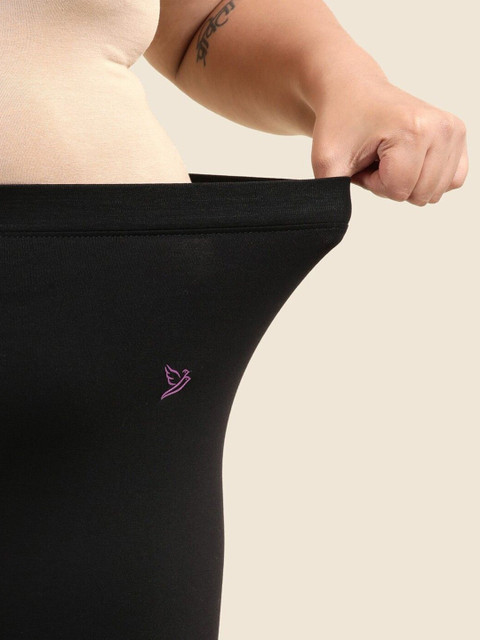 TWIN BIRDS Plus Size Women Super Stretch Cotton Churidar Length Leggings - Image 7