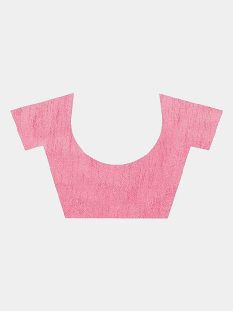 LOOKS AND LIKES Girls Zari Pure Georgette Ready to Wear Saree - Image 4