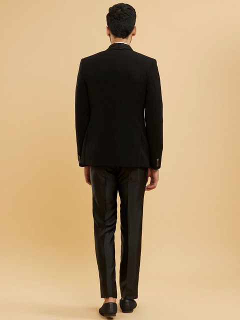 Twamev Men Tailored-Fit Single-Breasted Five-Piece Suit - Image 3