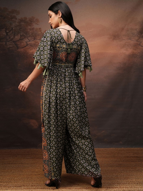Vishudh Women Printed Basic Jumpsuit - Image 5