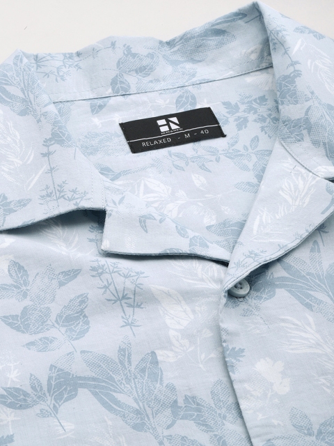 HERE&NOW Floral Printed Pure Cotton Casual Shirt - Image 2